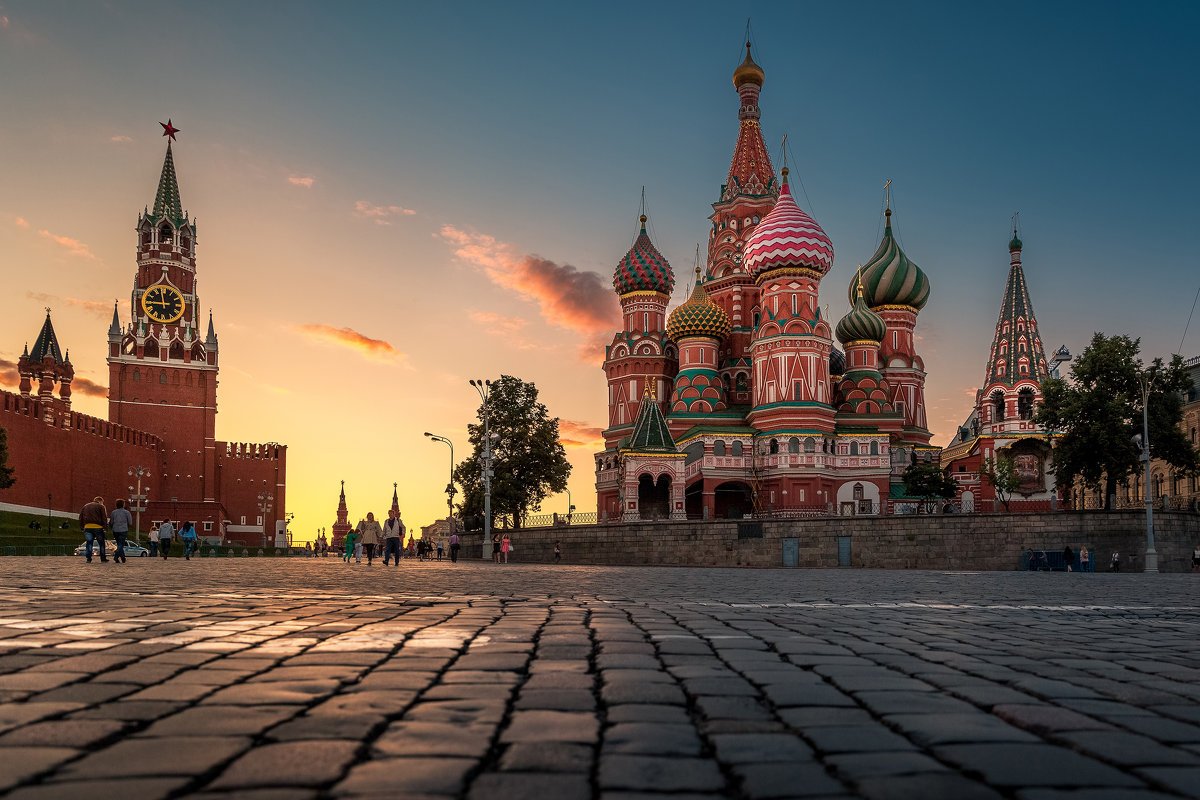 Московский кремль и красная площадь
