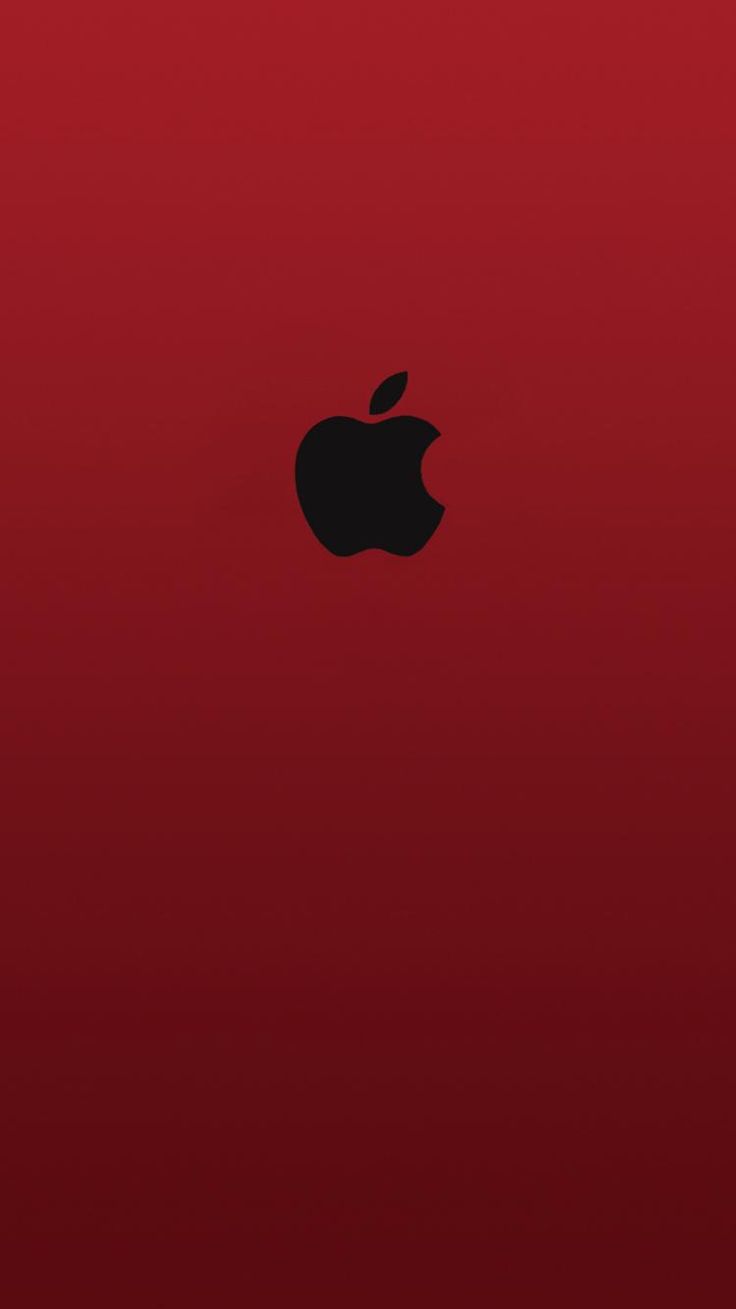 Логотип айфона красный