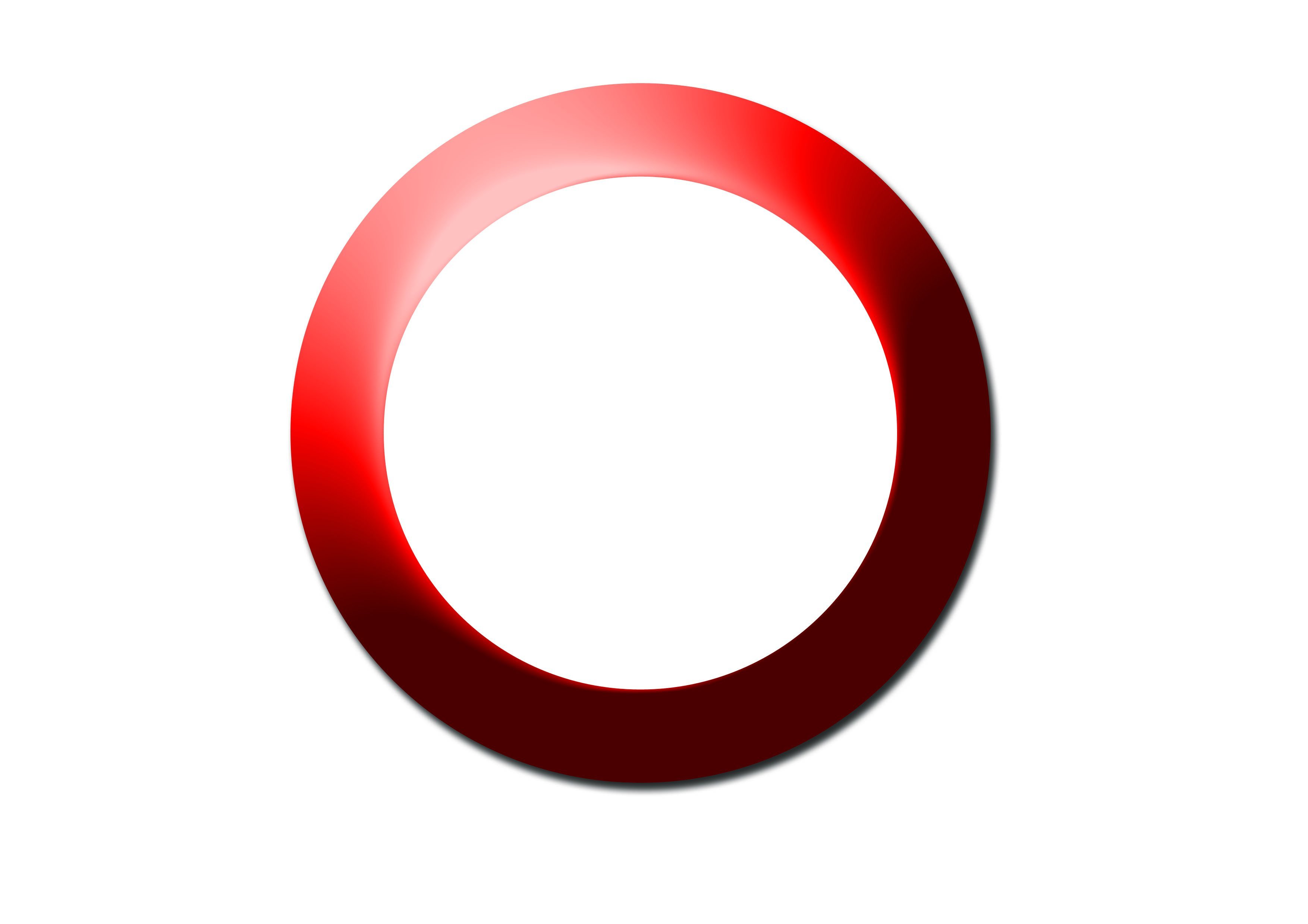 Красный круг на прозрачном фоне