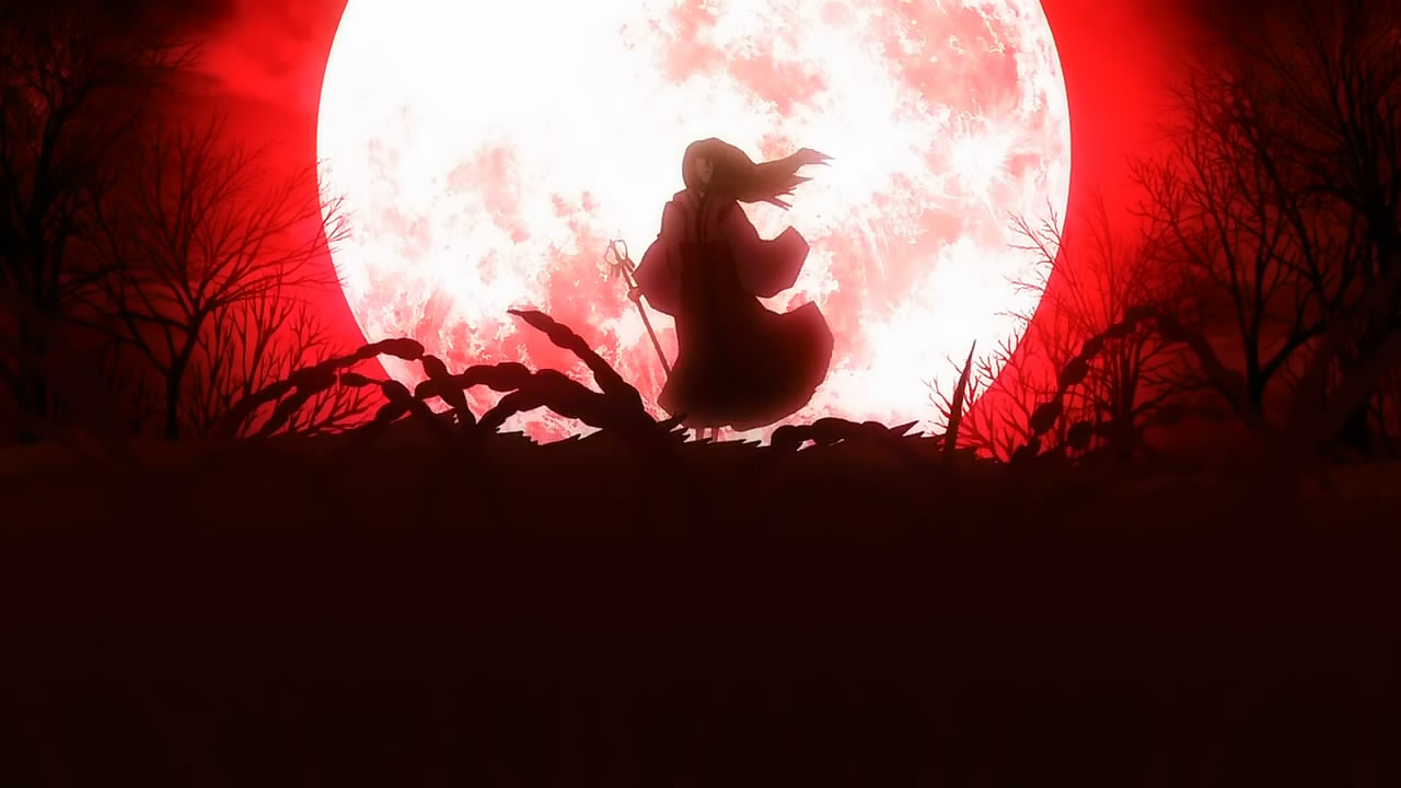 Красная Луна Цукуеми.