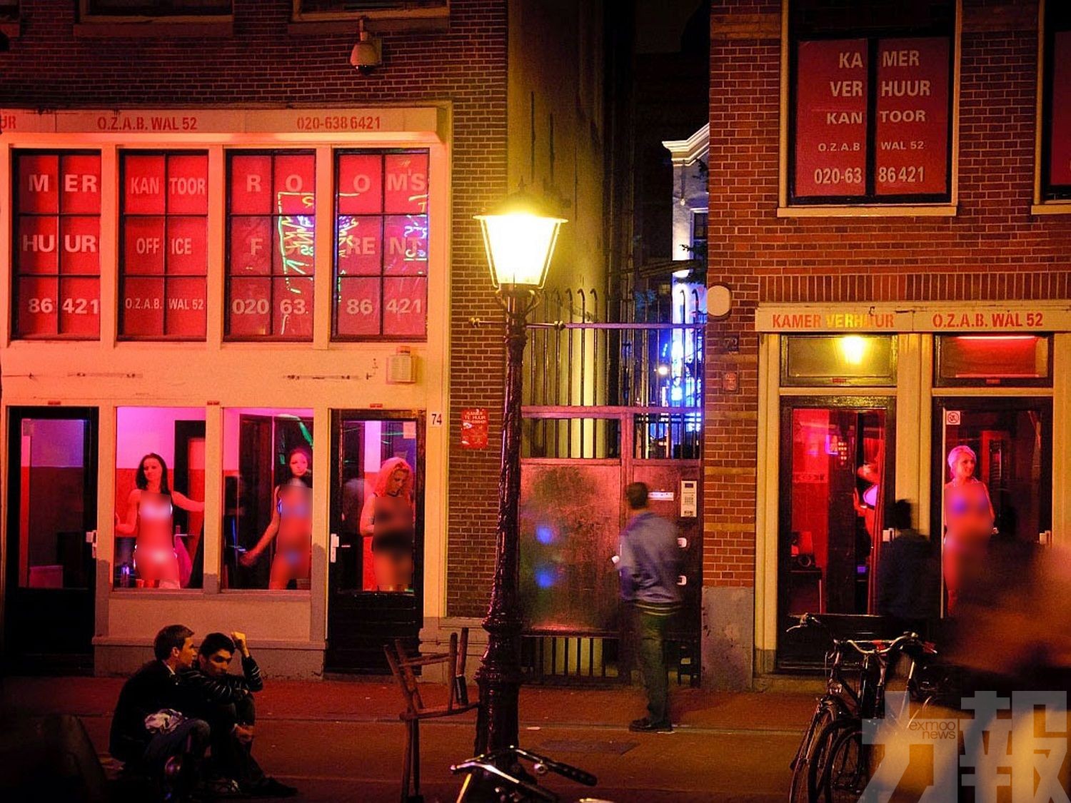 Амстердам ночью улица красных фонарей (47 фото) .