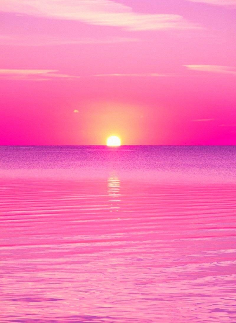Розовое море