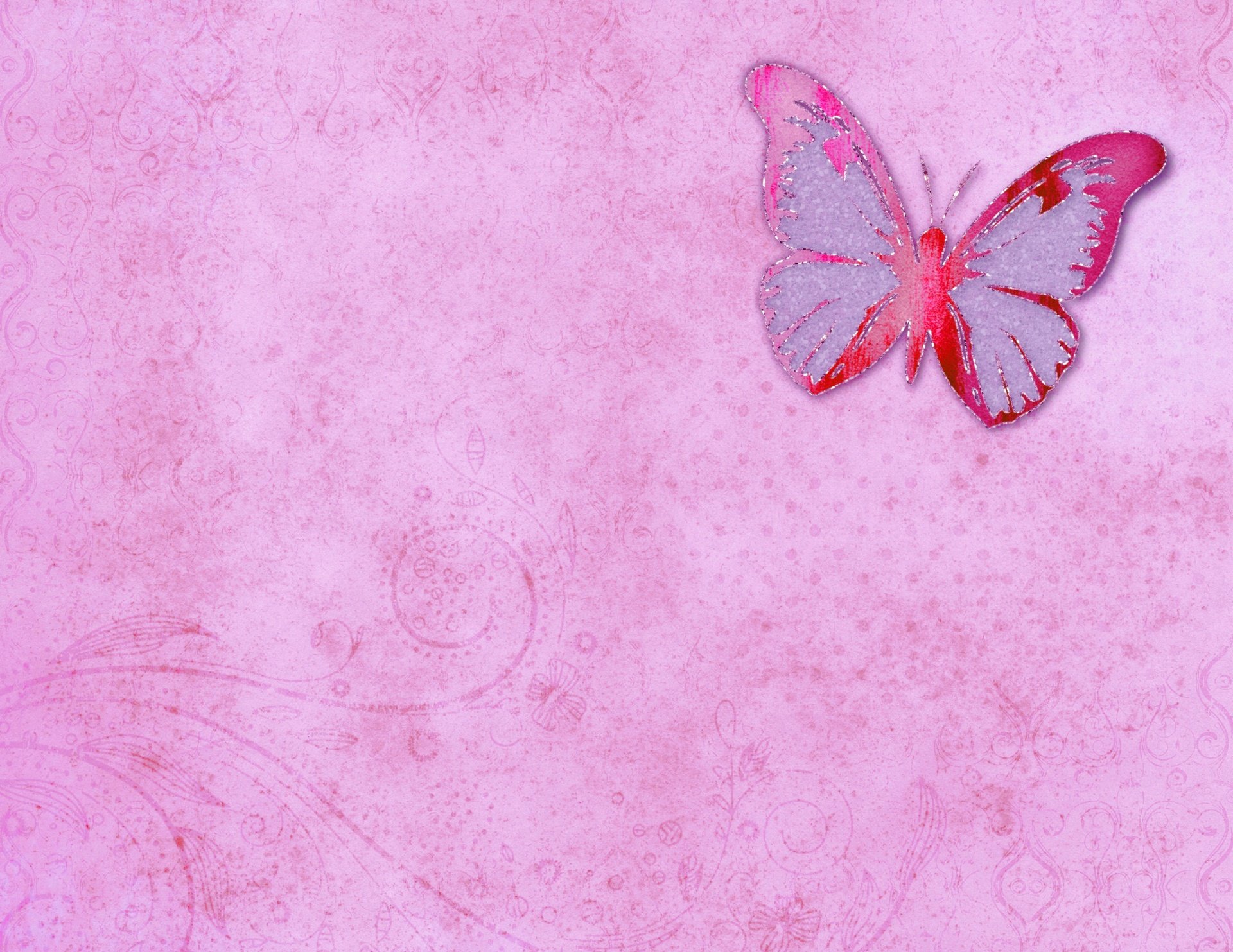 Розовый фон бабочки
