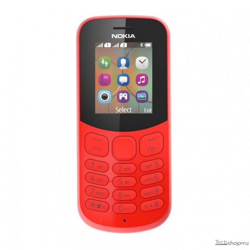 Nokia 130 2017 Dual SIM, красный