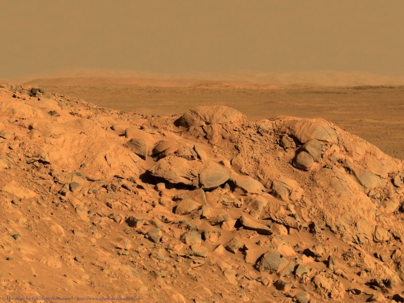 Поверхность Марса текстура