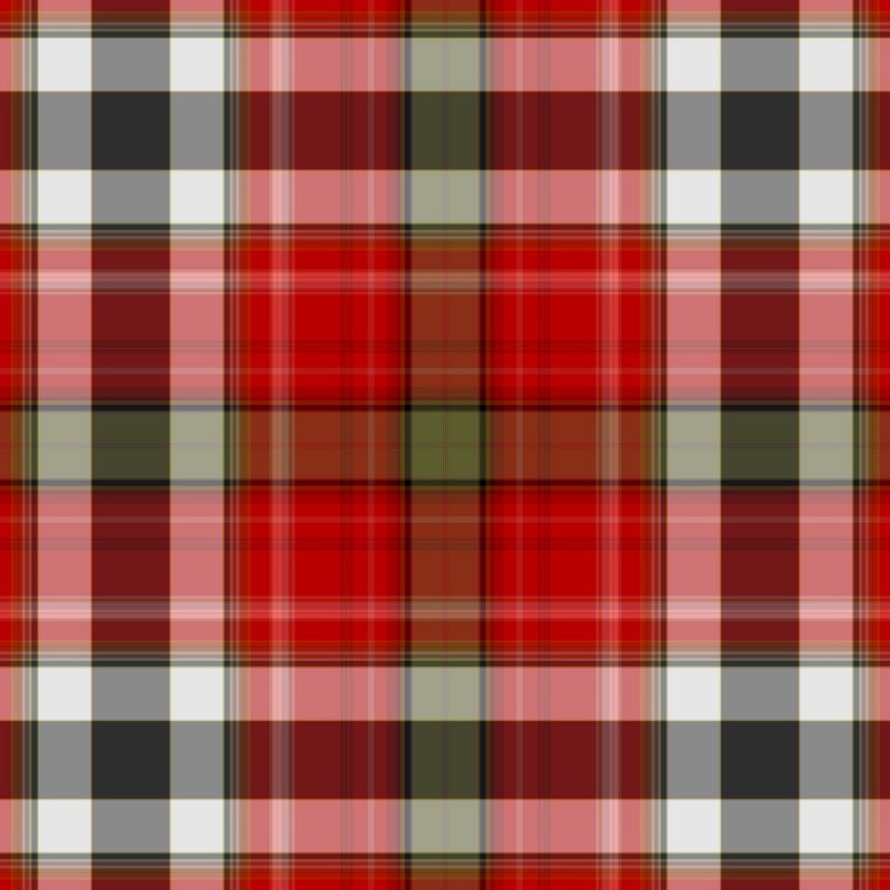 Ткань шотландка красная