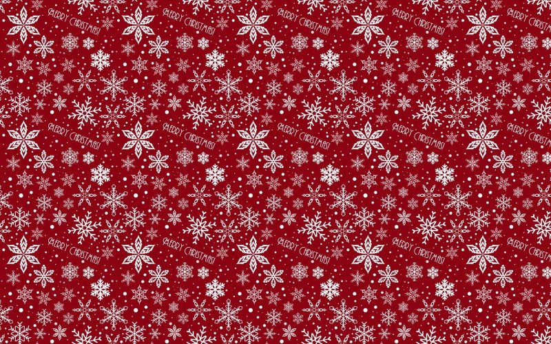 Снежинки с красными звездочками