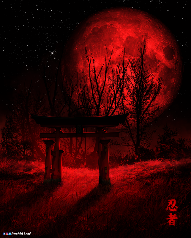Кровавая Луна аниме