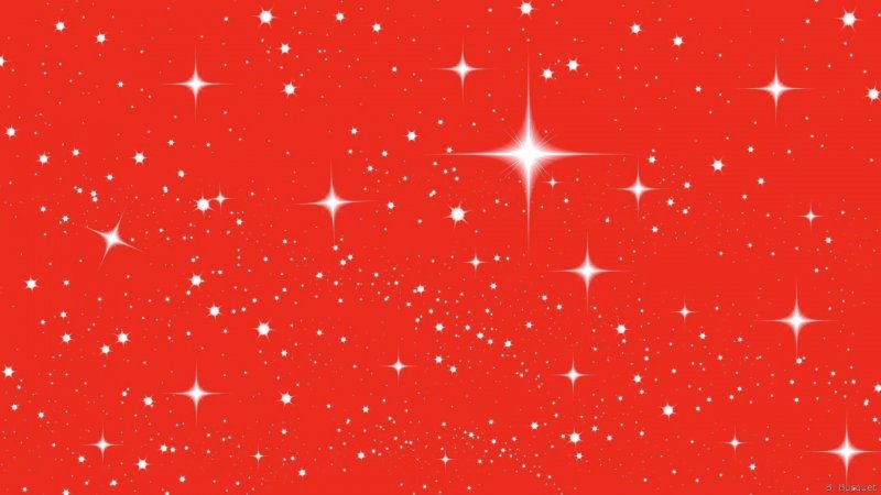 Красный фон со звездочками