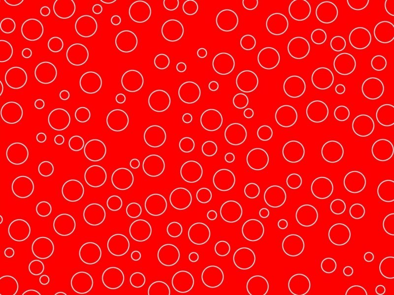 Красный фон с кругами