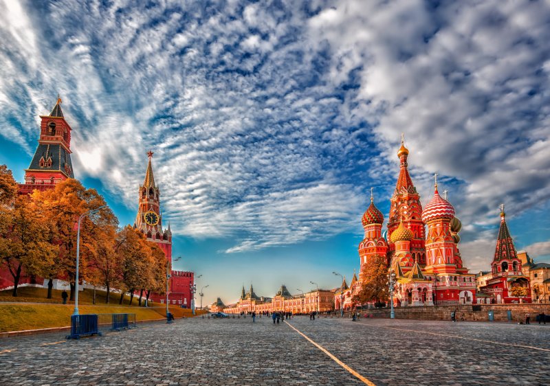 Покровский собор на красной площади в Москве