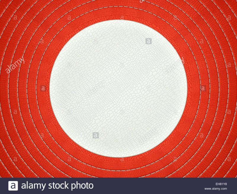 Красный и белый кружок