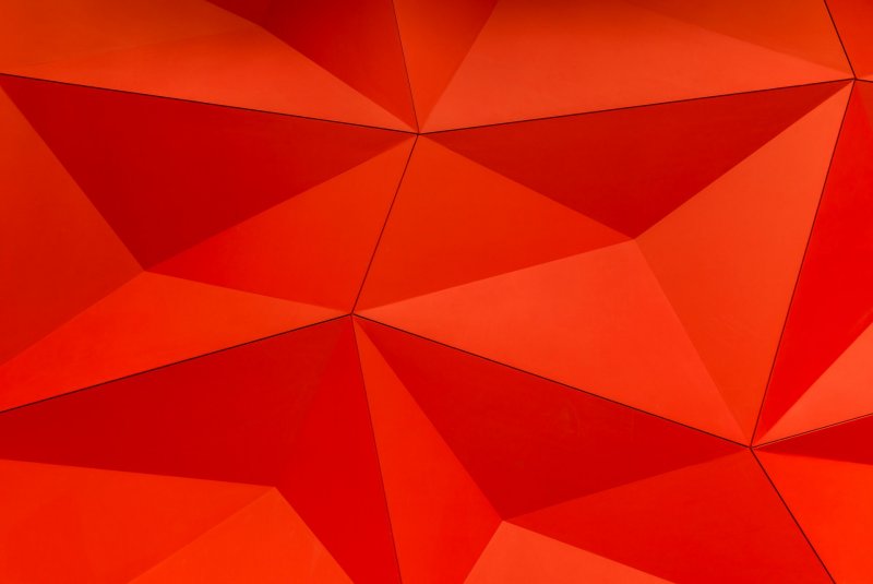 Красные треугольники абстракция