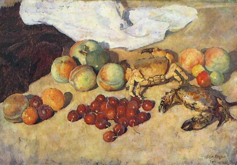 Илья Иванович Машков натюрморт с фруктами