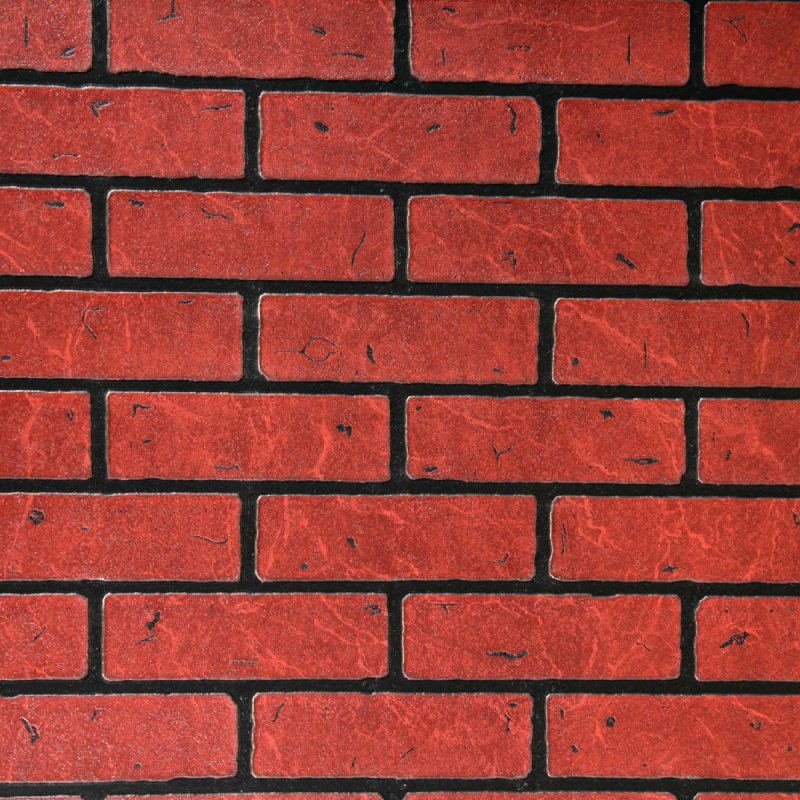 Панель стеновая МДФ 1,22*2,44*0,006м кирпич красный обожженный