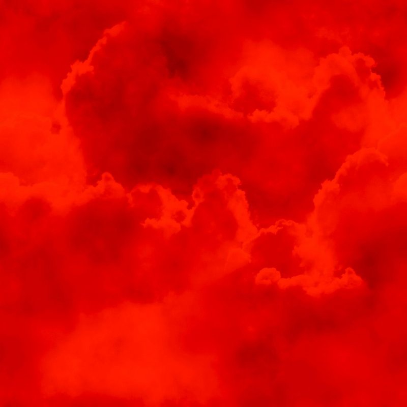 Красные облака