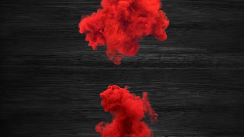 Красный дым