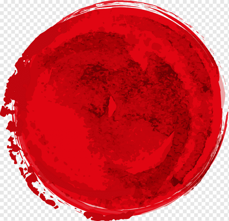 Красный круг арт