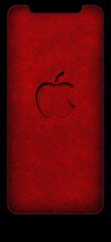 Apple красный фон