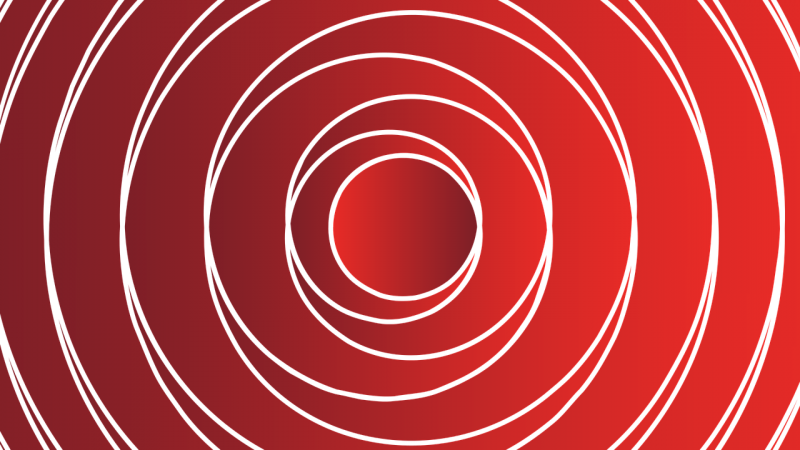 Красно белый круг