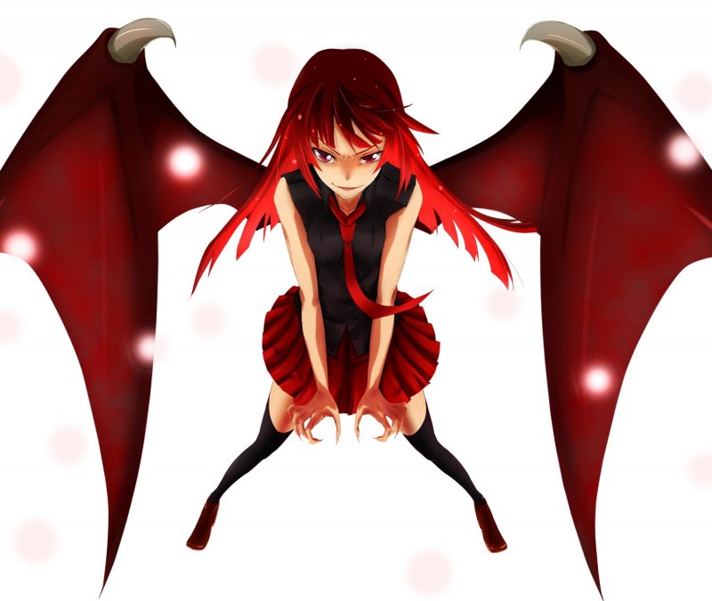 Красная девочка демон