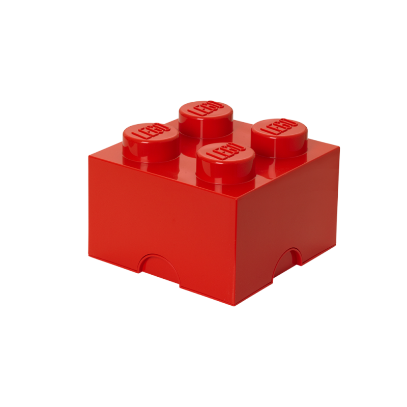 Красный кубик лего