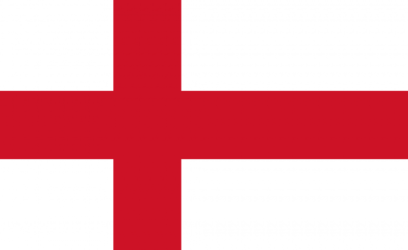 Флаг красный крест на белом фоне