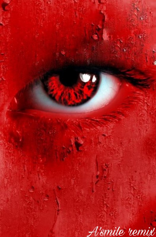 Девушка красные глаза слези