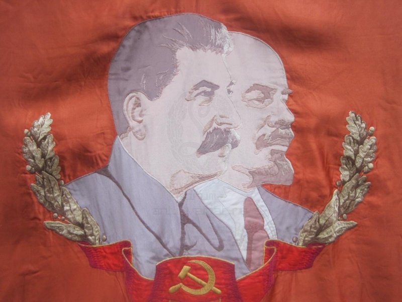 Портрет Ленина и Сталина