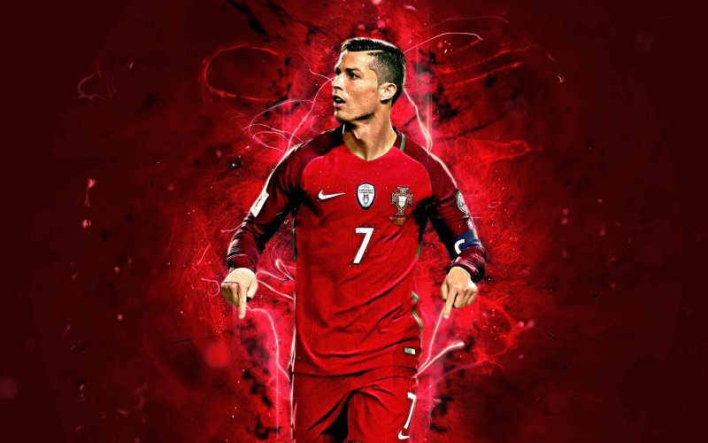 Футбол фон Ronaldo