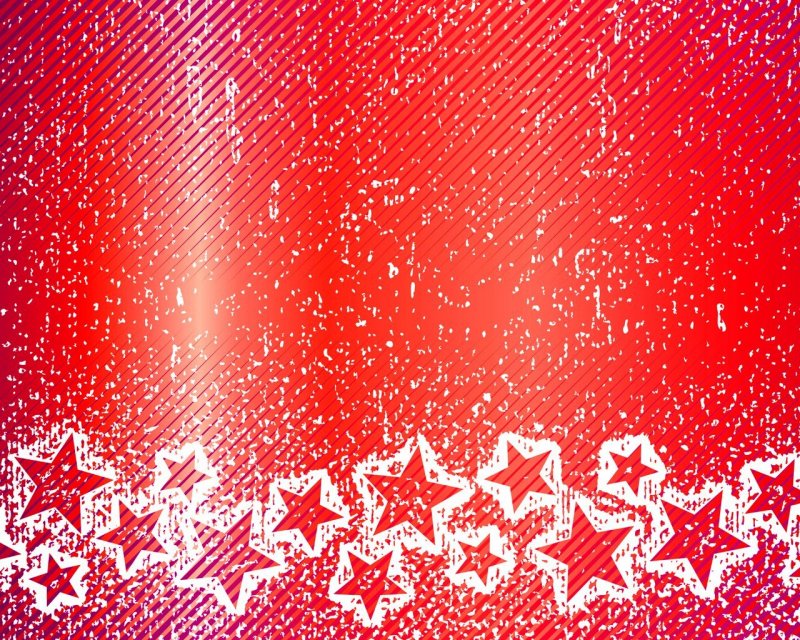 Красный фон со звездочками