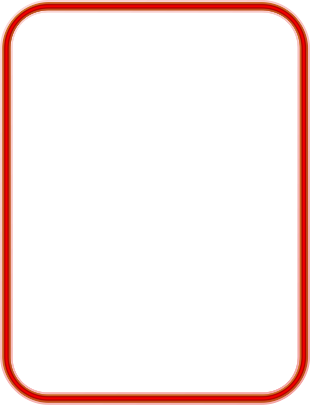 Красная рамка на прозрачном фоне