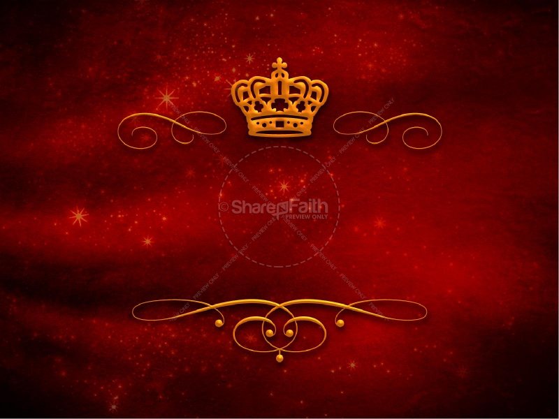 Красная корона на черном фоне