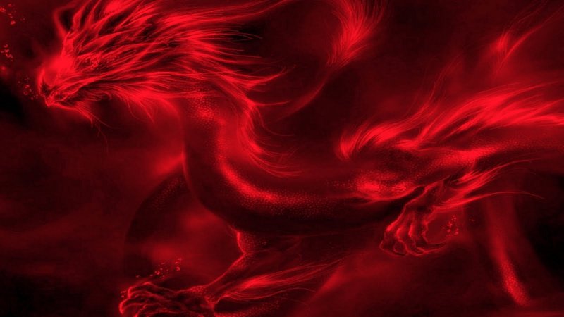 Красный Огненный дракон