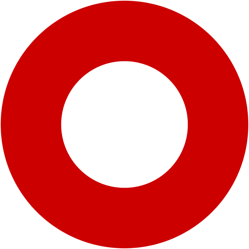 Красный круг на белом фоне