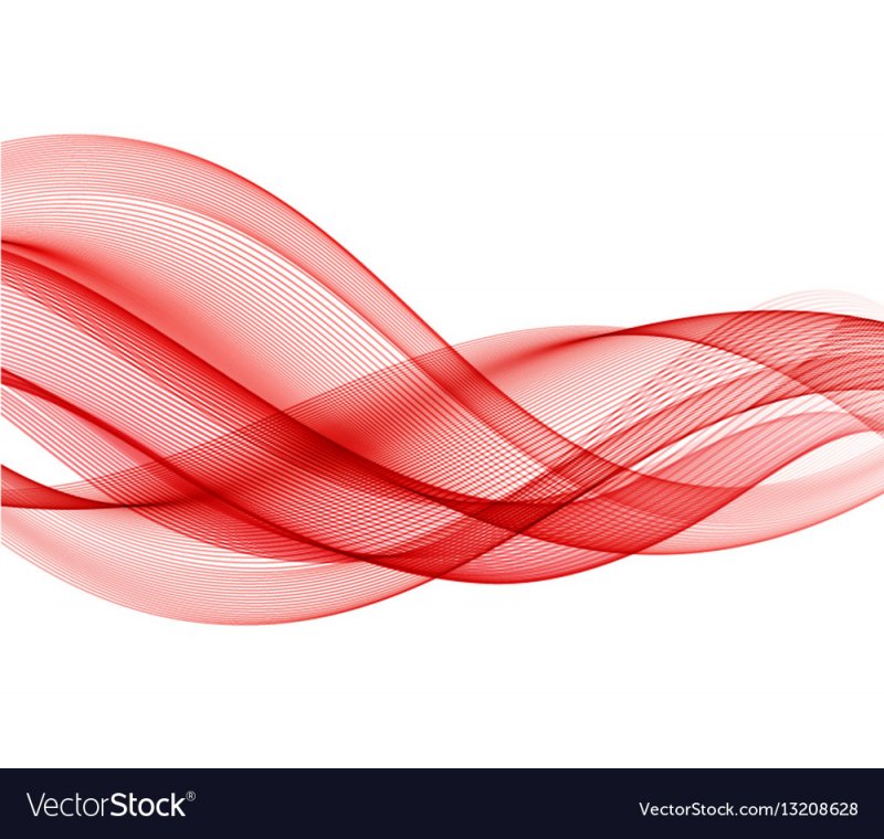 Линии красные волна вуаль