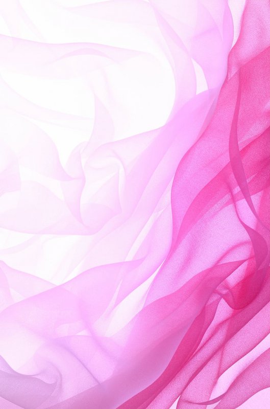 Розовая прозрачная ткань нежно