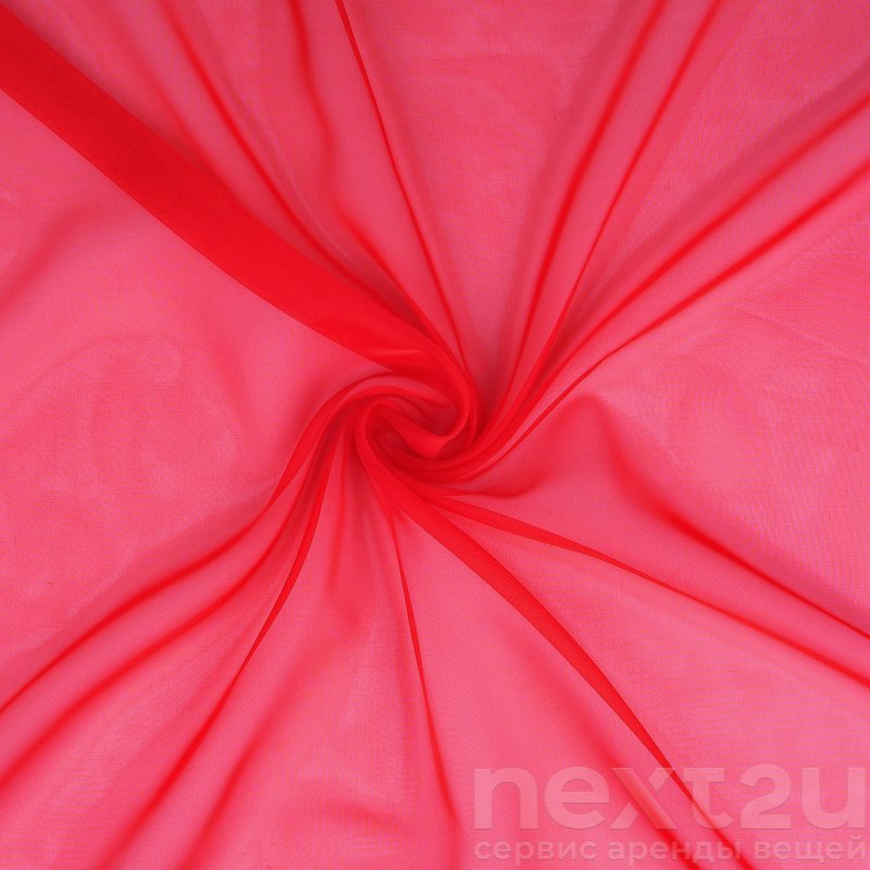 Красная вуаль ткань