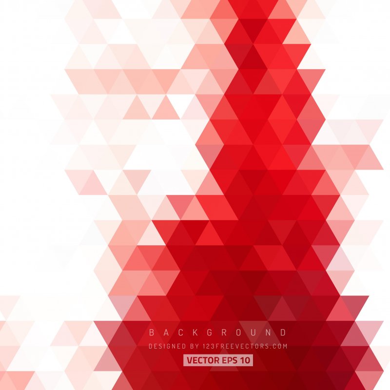 Абстрактные геометрические фигуры красные