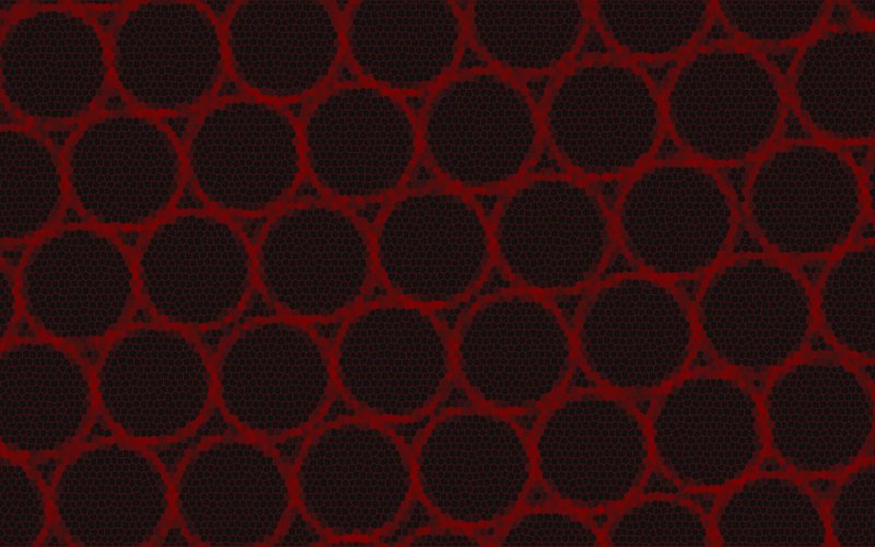 Красная сетка на черном фоне