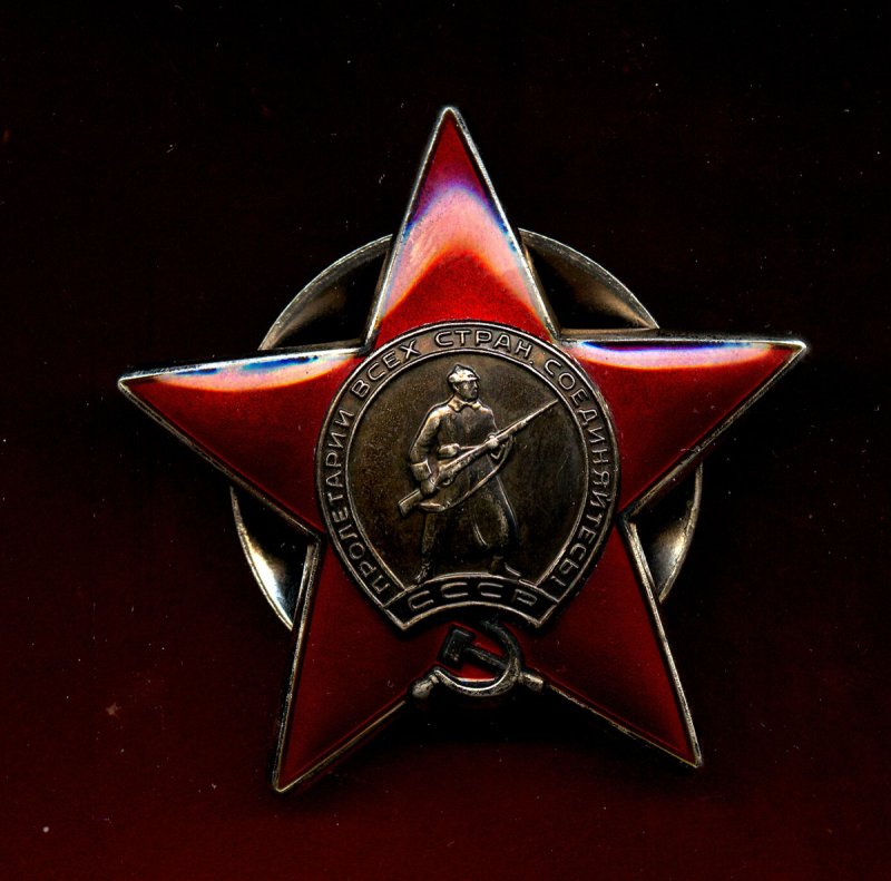 Орден красной звезды Чёкотов Василий Васильевич