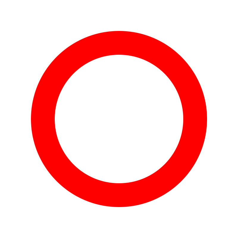 Красный круг на белом фоне