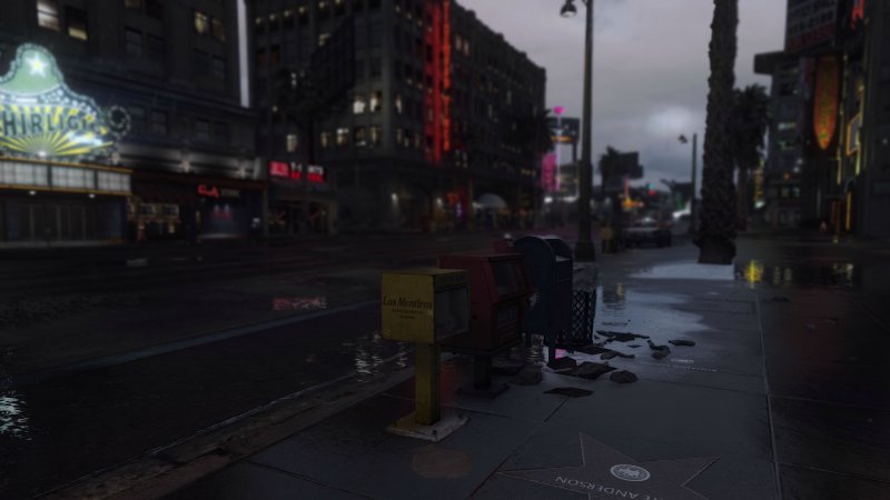 Grand Theft auto v в дождь