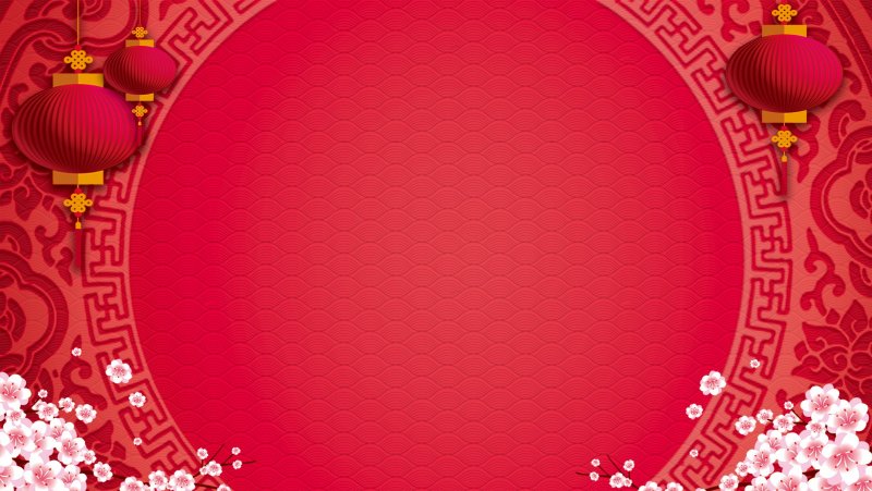 Красный фон в китайском стиле (44 фото)