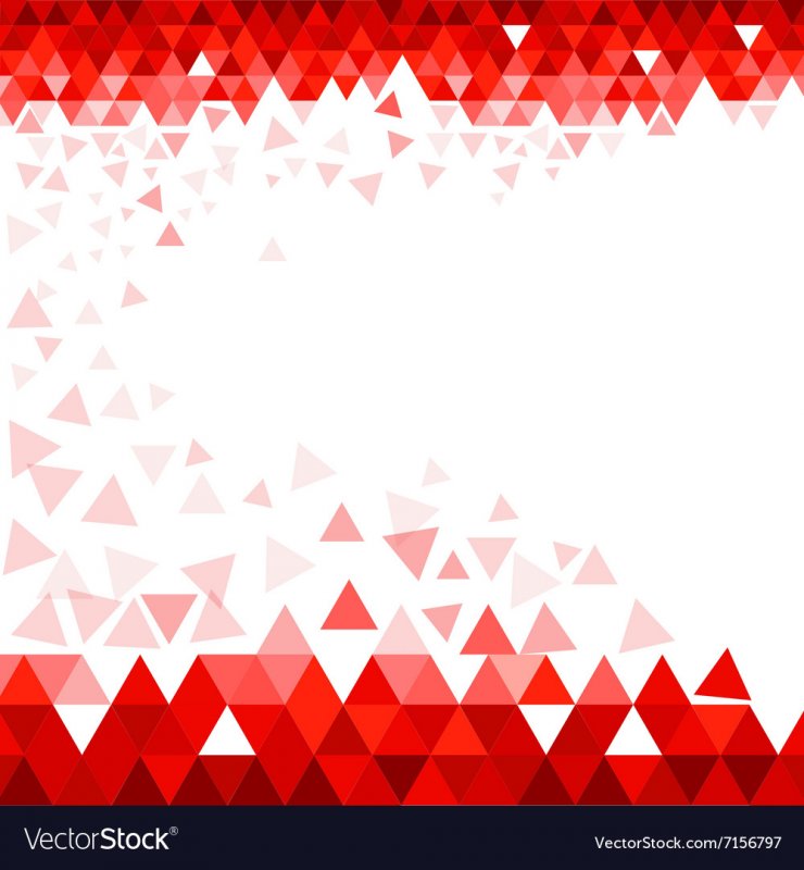 Красный фон с геометрическими фигурами