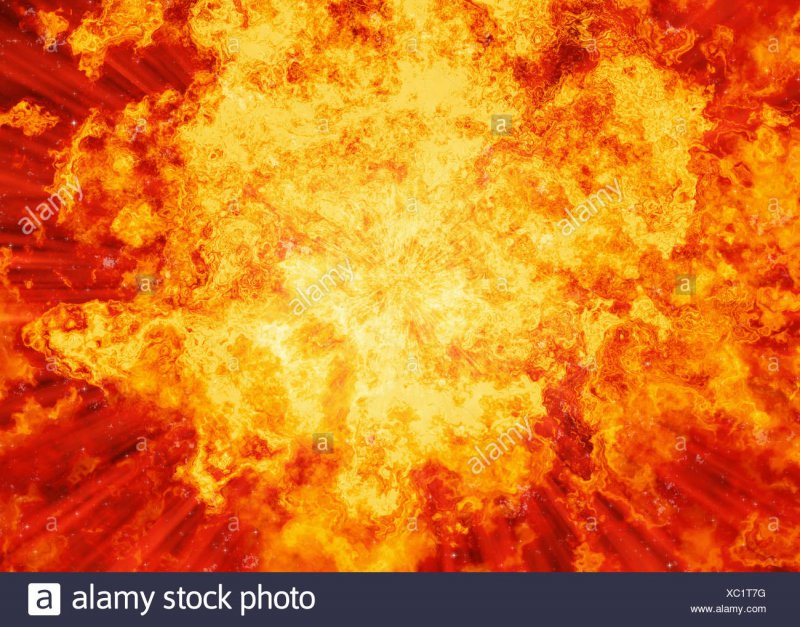 Оранжевый фон взрыв