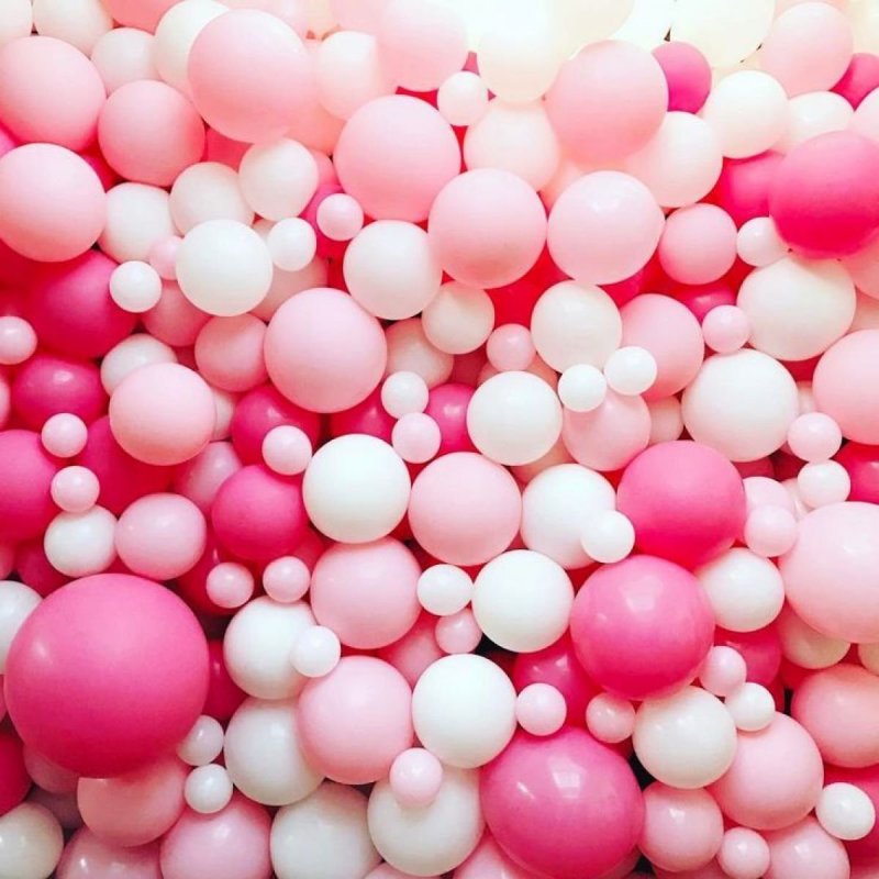 Розовые шарики