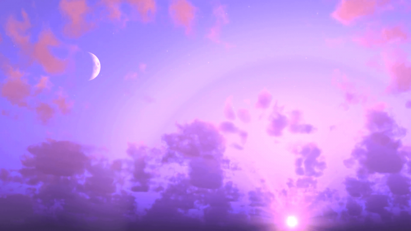 Небесный фон фиолетовый