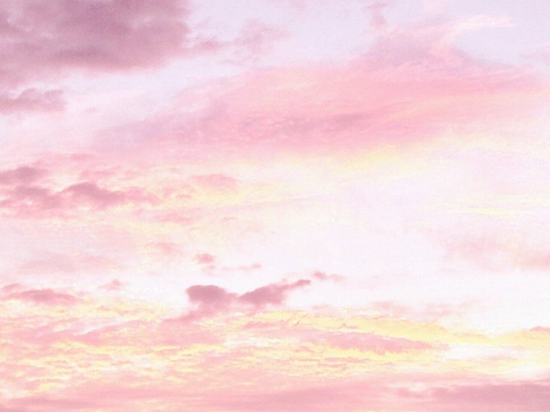 Розовое небо гуашью