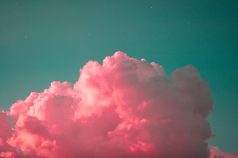 Фон облака розовые (79 фото)